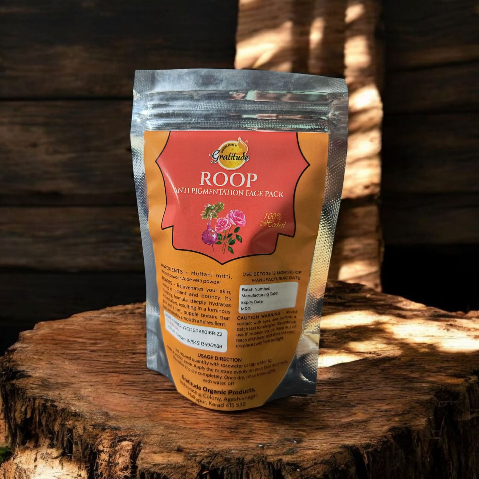 Roop Antipigmentation face pack